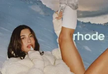 Хейли Бибер эффектно рекламирует бренд Rhode в Instagram hejli biber effektno reklamiruet brend v -ekbonline-ru-0