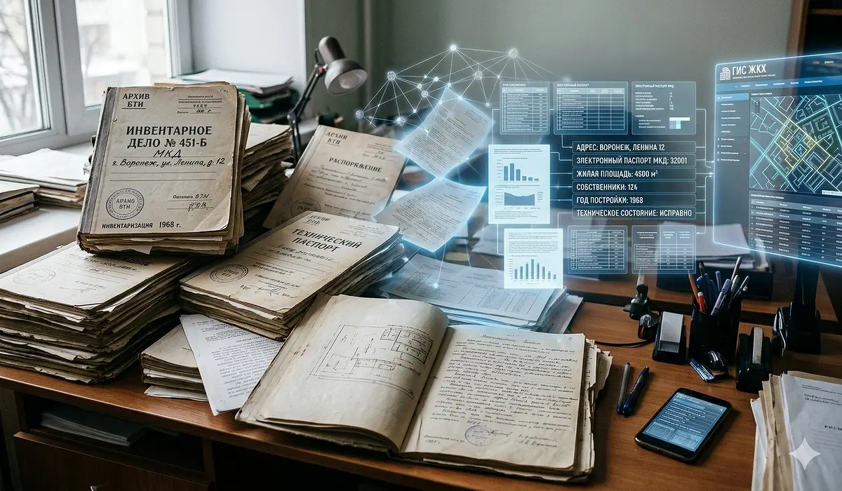 Благодаря новым технологиям данные из архивов БТИ попадут в ГИС ЖКХ