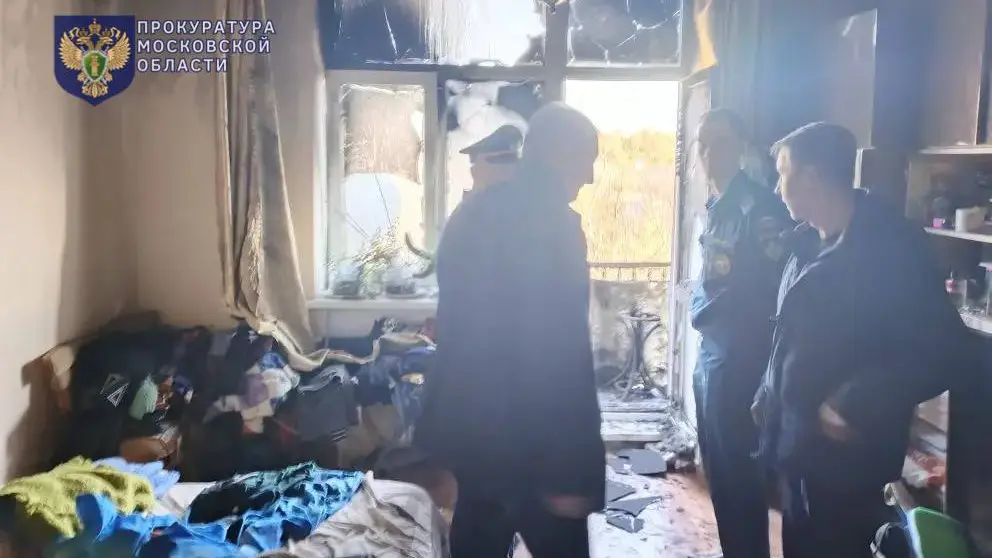 Пожар в жилом доме в Жуковском локализовали на площади две тысячи «квадратов»