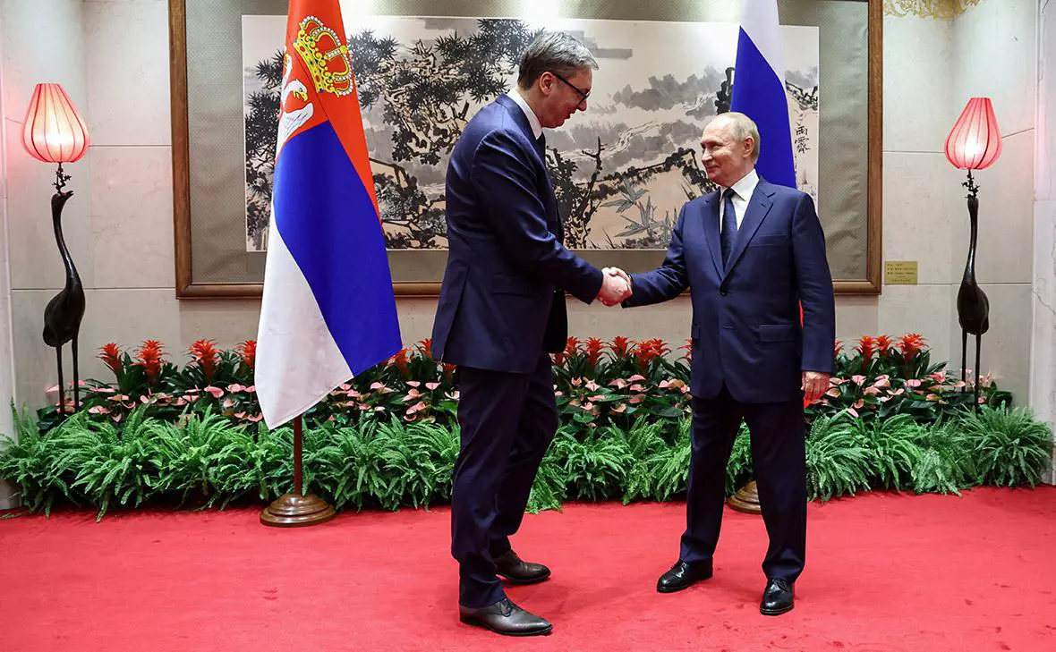 Александр Вучич и Владимир Путин (Александр Казаков / Reuters)
