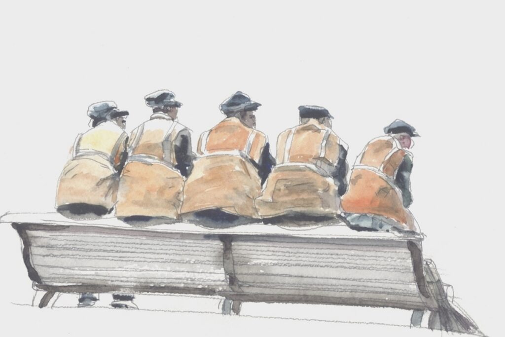 Ольга Чернышева. Лавочка. 2010
