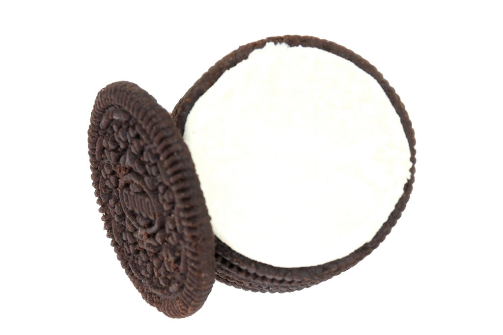 Печенье Oreo, вид сверху
