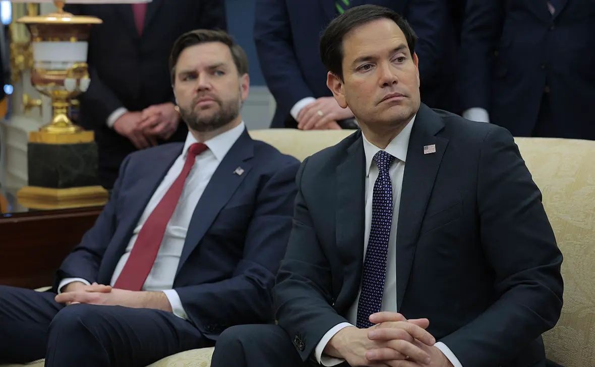 Джей Ди Вэнс и Марко Рубио (Chip Somodevilla / Getty Images)