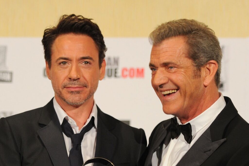 Роберт Дауни-младший и Мэл Гибсон
