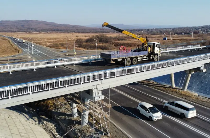 Ремонтные работы предоставлено министерством транспорта и дорожного хозяйства Приморского края