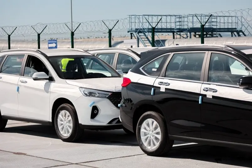 Новые китайские автомобили в порту Приморья Илья Аверьянов, ИА PrimaMedia