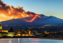 Вулкан Этна на Сицилии удивил ярким выбросом лавы, а Ingv продолжает наблюдения vulkan etna na siczilii udivil yarkim vybrosom lavy a prodolzhaet nablyudeniya-infovzor-ru-0