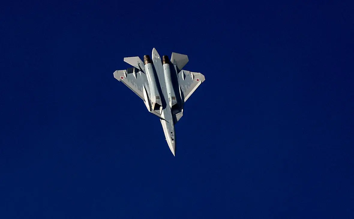 Истребитель Су-57 (Ali Haider / EPA / ТАСС )