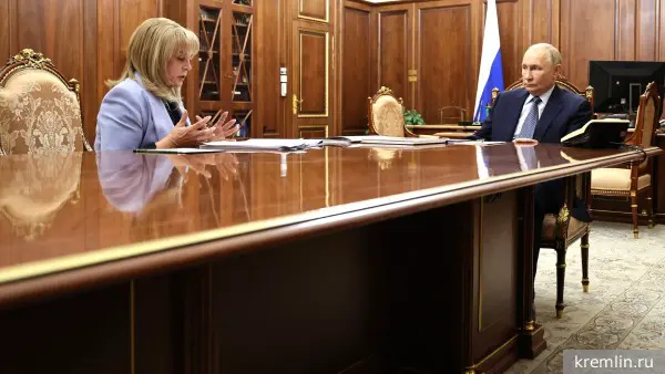 Песков сообщил о планах Путина встретиться с Памфиловой