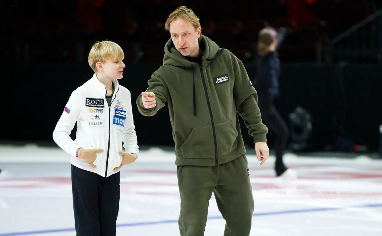 Александр и Евгений Плющенко (Ilya Moskovets / URA.RU / Global Look Press)