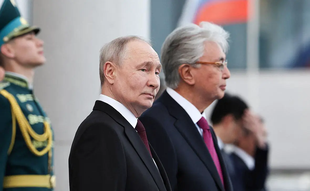 Владимир Путин и Касым-Жомарт Токаев (Александр Казаков / Sputnik / Reuters)