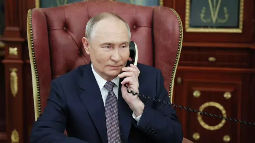 Путин по телефону поздравил Токаева с днём рождения