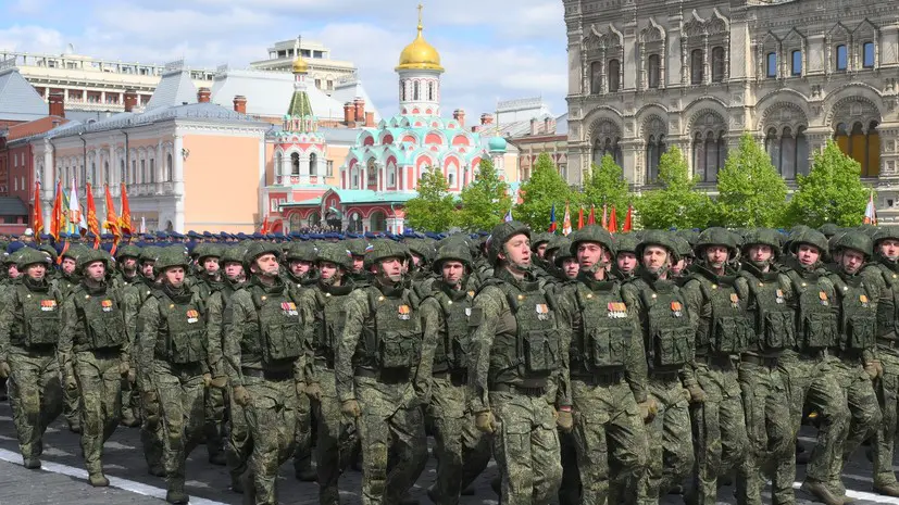 Военные из зоны СВО вышли на парад Победы в Москве