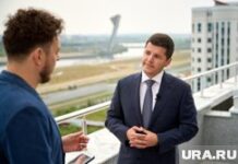 Губернатор Ямала инспектирует ключевые строительные проекты Салехарда Дмитрий Артюхов. ЯНАО