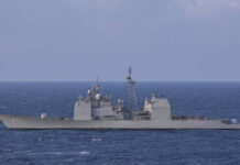 Сложная ситуация в небе над Красным морем: американский крейсер и два истребителя 1f2fd808-a4f3-4611-abd8-d48a9273c853-67be560d