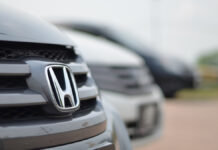JohorBharumalaysia-june30th2017HondaCarLogoOnABlack