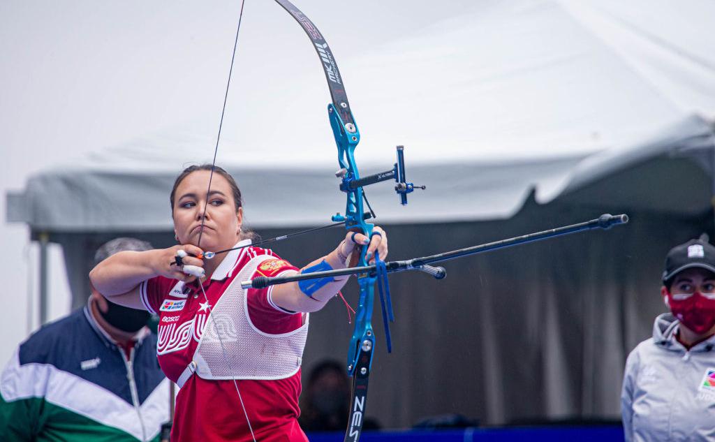 Серебряный призер Игр в Токио Елена Осипова (Dean Alberga / Handout / World Archery Federation via Getty Images)