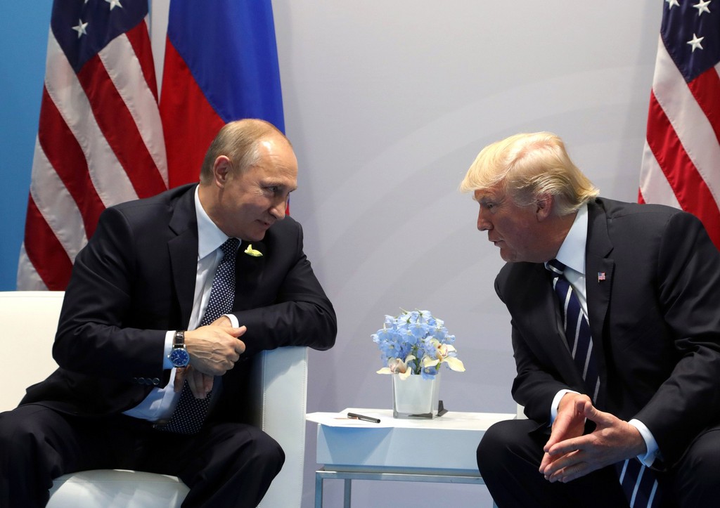 Владимир Путин и Дональд Трамп