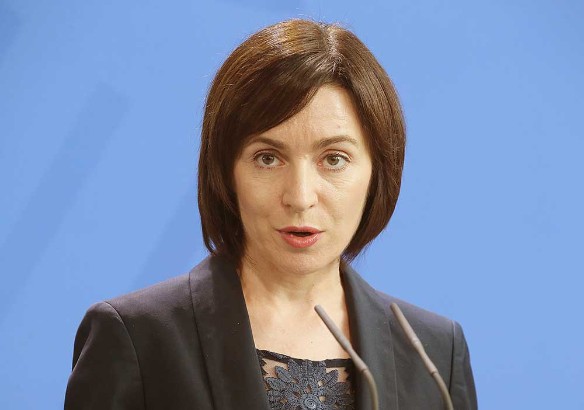 Майя Санду. Фото: Wolfgang Kumm/dpa/www.globallookpress.com