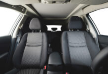 FrontClothCarSeatFrontalViewWithIsolatedWindows