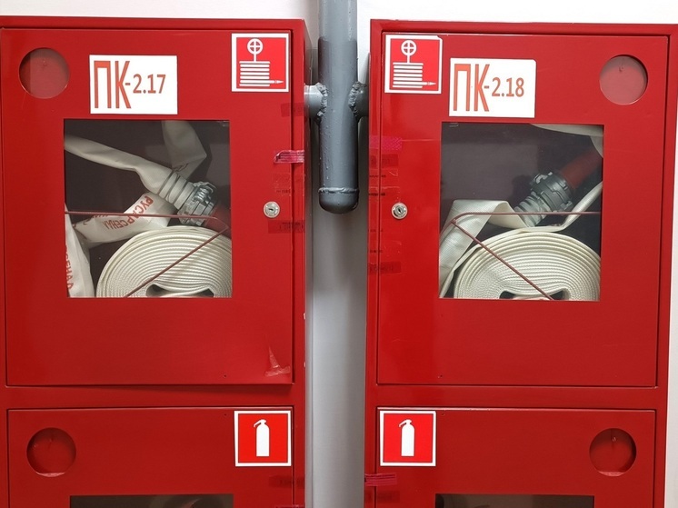 В поселке Красногвардейском произошел пожар в котельной