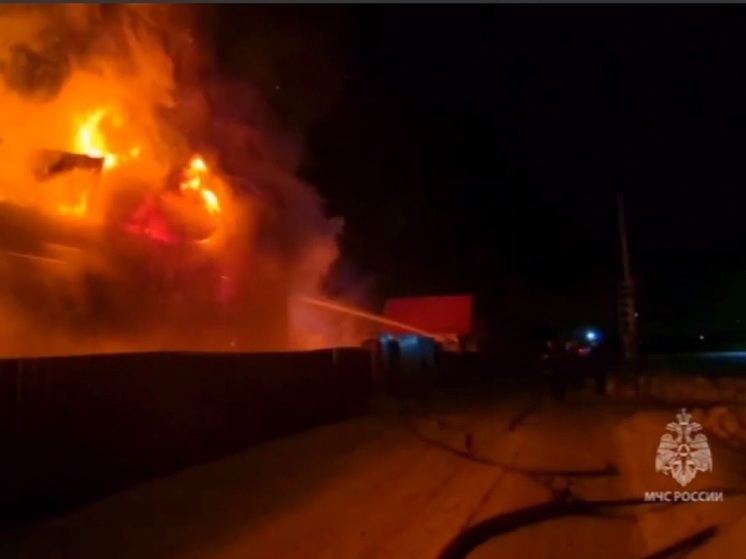 В Кургане из-за печи полностью сгорел дом