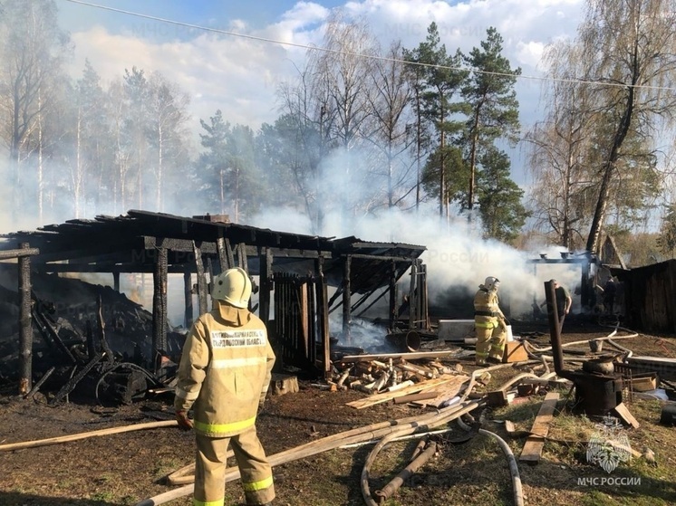 Частный дом сгорел в муниципальном округе Новолялинском