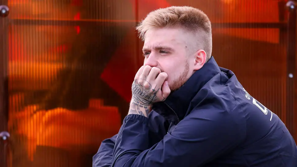 Футболист казанского «Сокола» Александр Циберкин