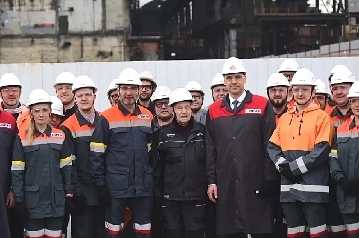 Денис Паслер и Михаил Аршанский участвуют в масштабном обновлении ЕВРАЗ НТМК-0