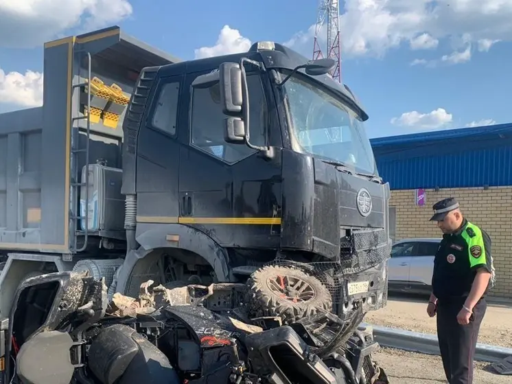 На Урале в ДТП с грузовиком погиб водитель снегоболотохода