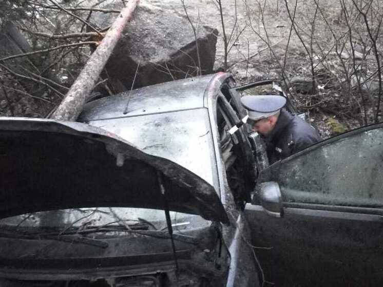 На Серовском тракте погиб водитель «Форда», вылетевшего с трассы