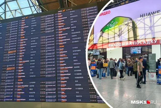 Задерживаются десятки рейсов | Источник: Полина Громова / MSK1.RU