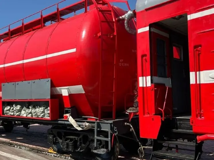 8 пожарных поездов дислоцировано в Свердловской области