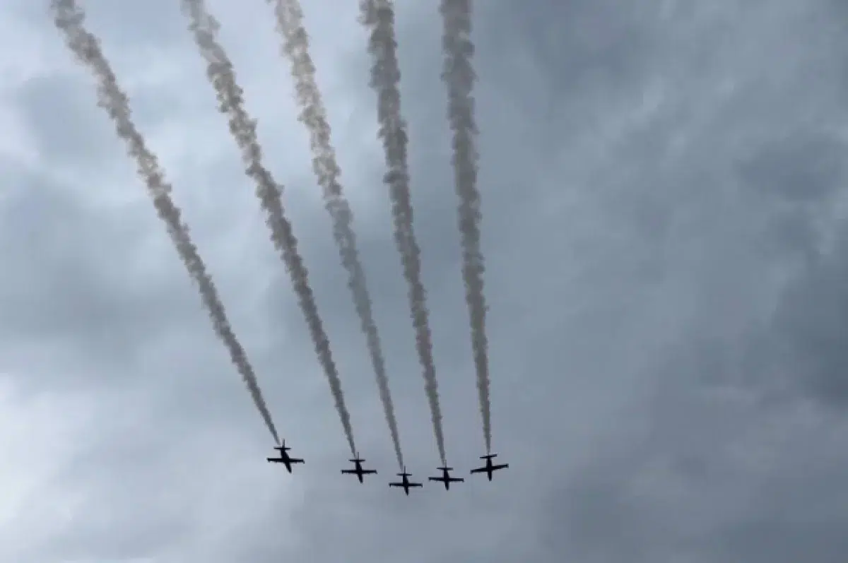 Верхняя Пышма встретила День Победы парадом и авиашоу «Стрижей»-0