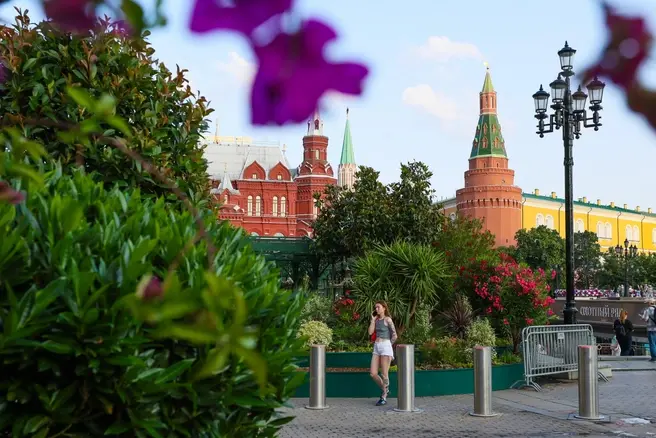 Прямо у стен Кремля этим летом можно побывать в тропическом саду | Источник: Артем Устюжанин / MSK1.RU