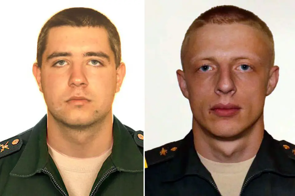 Ефрейтор Андрей Игольников и Ефрейтор Константин Кузьмин