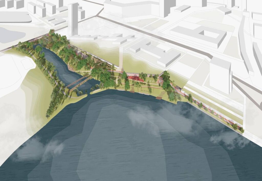 Денис Паслер: благоустройство набережной Ольховки