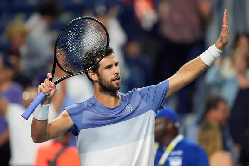 Карен Хачанов одержал 14-ю победу в 18 матчах, проведенных после завершения грунтового сезона на Открытом чемпионате Франции