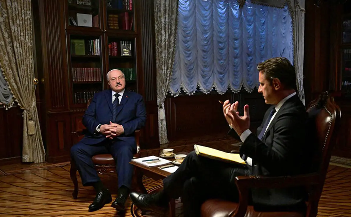 Александр Лукашенко и Саймон Шустер (пресс-служба Президента Республики Беларусь)