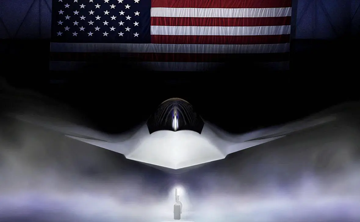 Художественное изображение истребителя F-47 (U.S. Air Force graphic / Reuters)