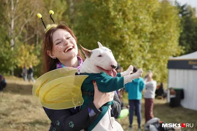 За ними не успевали даже хозяева. Как в Битцевском лесу прошел забег «Быстрый пёс»: фоторепортаж | Источник: Артём Рамазани-Зубов / MSK1.RU