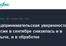 Изменения уверенности в добыче полезных ископаемых и обрабатывающих производствах России в сентябре по данным Росстата izmeneniya uverennosti v dobyche poleznyh iskopaemyh i obrabatyvayushhih proizvodstvah rossii v sentyabre po dannym rosstata-stanural-ru-0