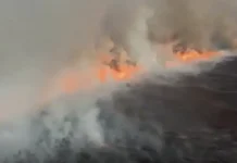 В парке Тонгариро в Новой Зеландии произошел пожар в декорациях «Властелина колец» v parke tongariro v novoj zelandii proizoshel pozhar v dekoracziyah vlastelina kolecz-stanural-ru-0