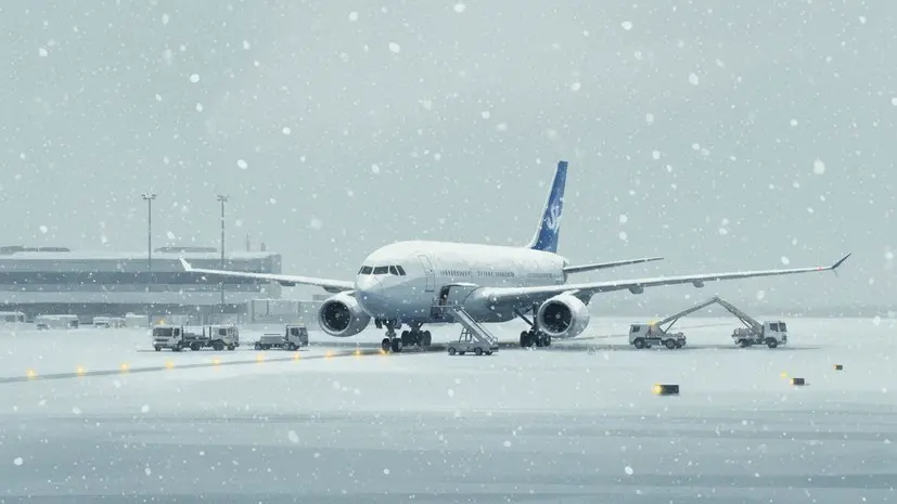 Минтранс: московские аэропорты в условиях снегопада обслужили 405 рейсов
