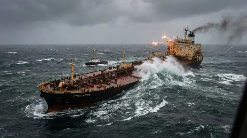 Bloomberg сообщил о потере управления танкером «Прогресс»