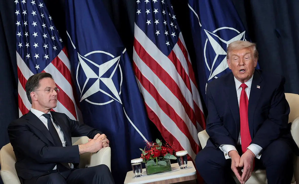 Марк Рютте и Дональд Трамп (Jonathan Ernst / Reuters)