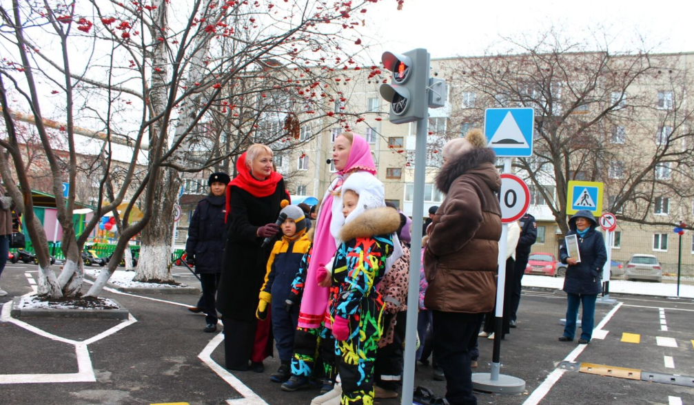 Автогородок в детском саду