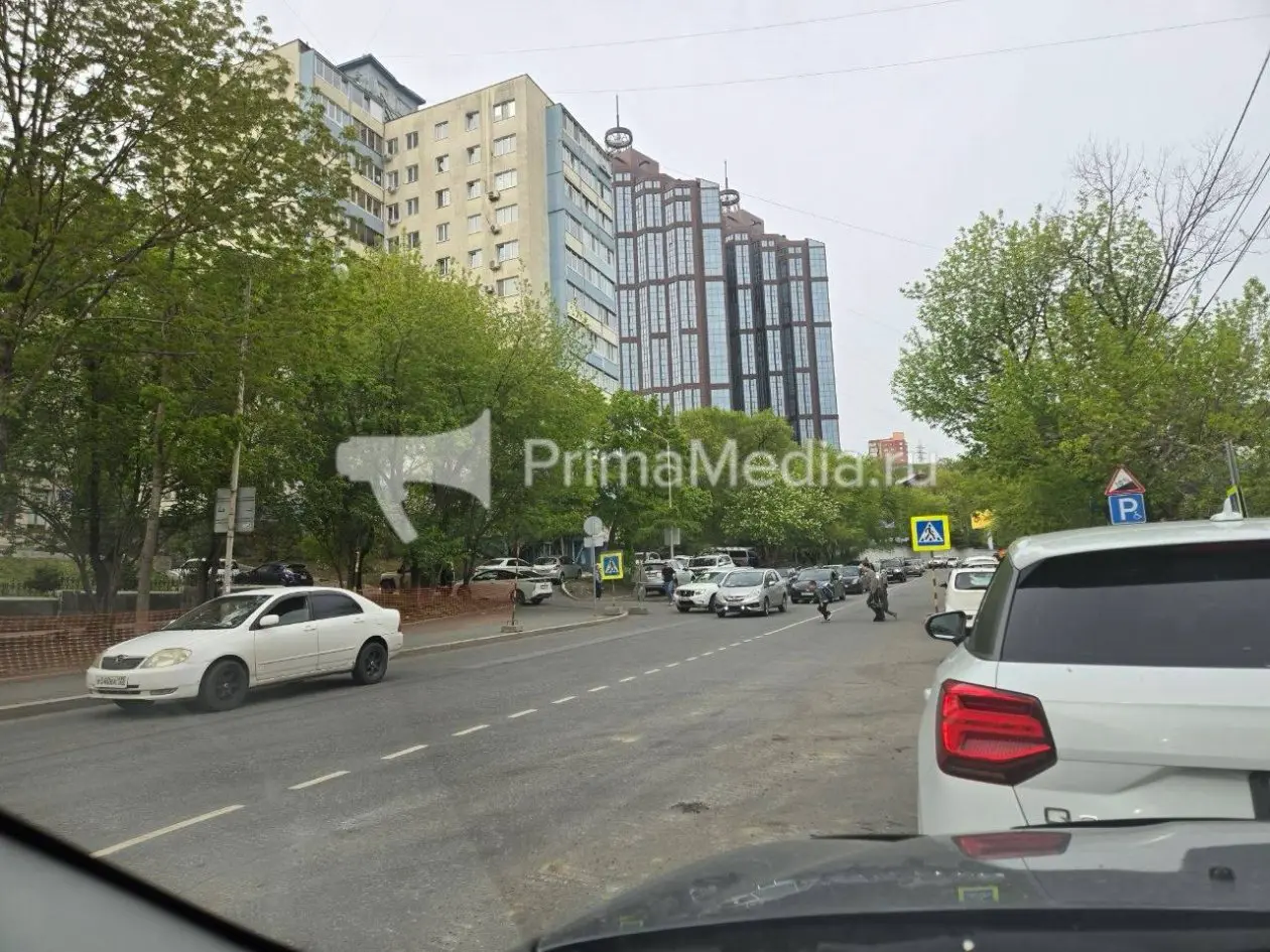 На улице Пушкинской во Владивостоке перенесли переход, но разметку не нанесли ИА PrimaMedia
