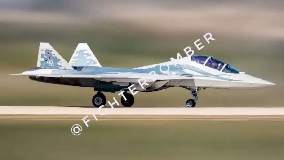 Су-57Д замечен – Т-50-4 уникальная тренировочная версия готов к тестам-0