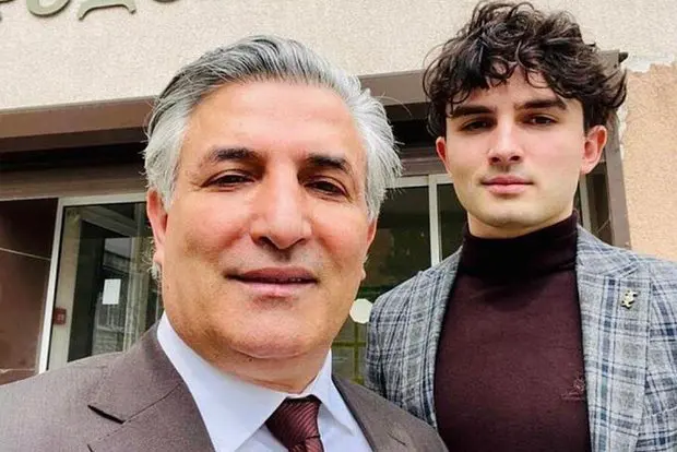 Эльман Пашаев с сыном